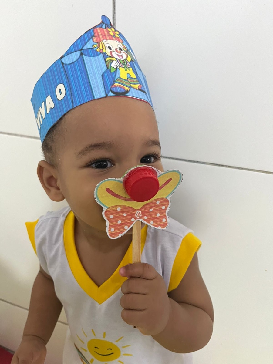 Bebê no Dia do Circo da Dias do Saber